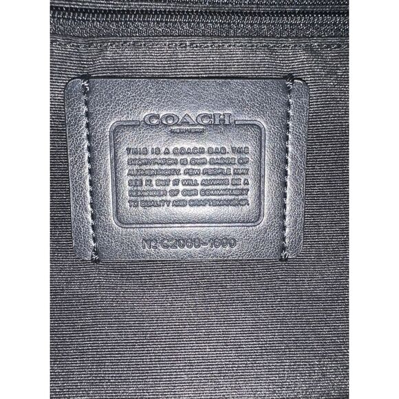 Coach Sig Marlon Shoulder/Crossbody bag Brown Black Good Condition - Picture 6 of 6